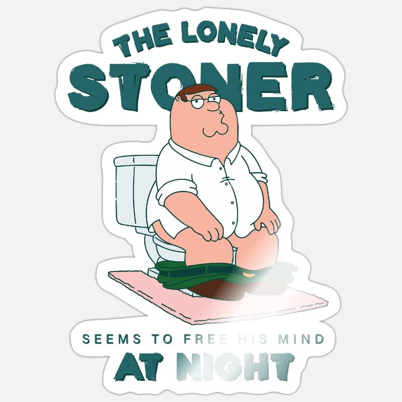 the lonely stoner' Sticker | Spreadshirt